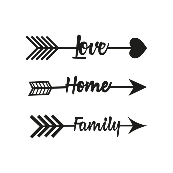 Soft Art Home Love AC0027 - ოჯახური დეკორი: ლაზერული, CNC და პლაზმური ჭრით დამზადებული ლითონის ნაკეთობა – შესანიშნავი საჩუქარი სახლისთვის