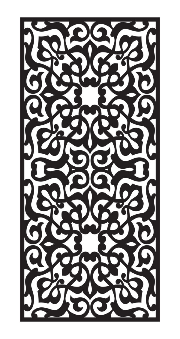 აღმოსავლური ორნამენტებით ჭერის დეკორი LS0075 – ლაზერული ჭრით დამზადებული კლასიკური დეკორატიული პანელი